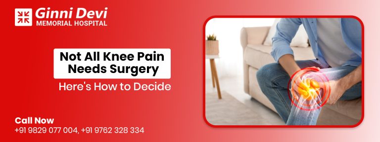 Not All Knee Pain Needs Surgery: Here’s How to Decide